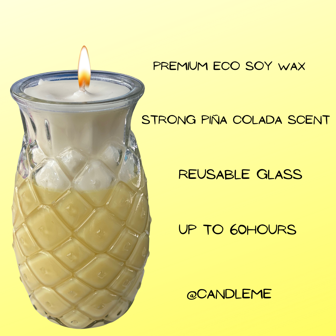 Piñacolada Cocktail Candle