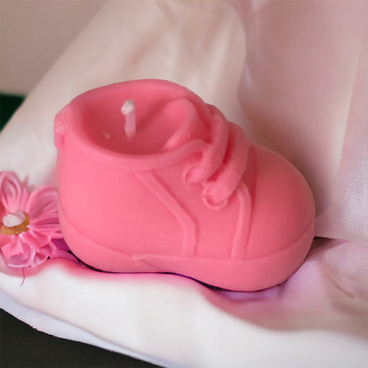 Baby Shoes Candle